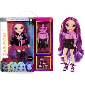 Boneca Emi Vanda Rainbow High Articulada Com Acessórios - MGA