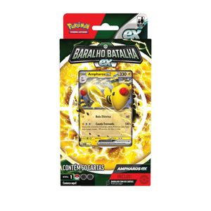 Pokémon Baralho De Batalha Ampharos Ex Com 60 Cartas - 290