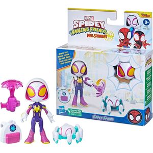 Boneca Marvel Ghost Spider Com Girador De Teia - Hasbro F7258