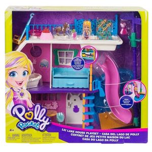 Brinquedo Casa Do Lago Polly Pocket Com Acessórios - Mattel GHY65