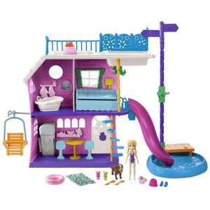 Brinquedo Casa Do Lago Polly Pocket Com Acessórios - Mattel GHY65