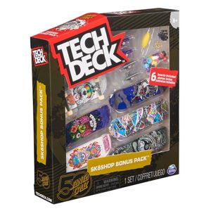 Tech Deck Santa Cruz Pack Com 6 Skates e Acessórios - Sunny 2892