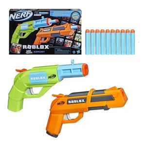 Nerf Kit 2 Lança Dardos Roblox Jailbreak Armory F2483 Hasbro