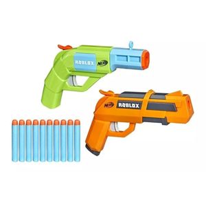 Nerf Kit 2 Lança Dardos Roblox Jailbreak Armory F2483 Hasbro