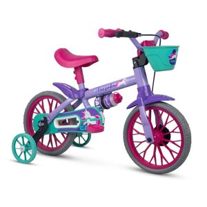 Bicicleta Infantil Aro 12 Cecizinha Com Rodinhas - Nathor 2023