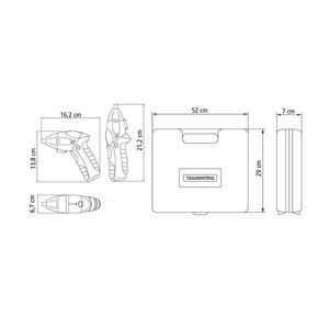 Parafusadeira Tramontina 46Pçs A Bateria Ni-Cd 3,6 V Bivolt