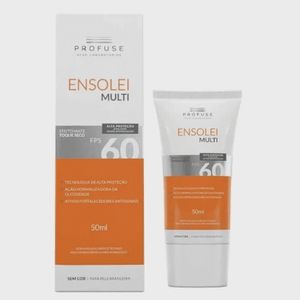 Profuse Ensolei Multi Emulsão Protetor Solar Toque Seco Fps 60 50ml