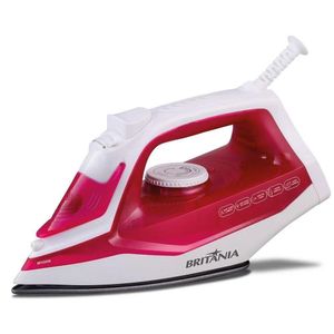 Ferro De Passar Bfv201r Vapor Extra Branco Com Rosa 220 V