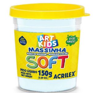 Massa de Modelar SOFT - BRANCO NEVE - 150g - ACRILEX