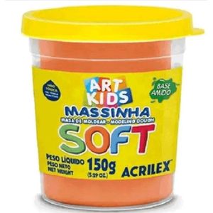 Massa de Modelar SOFT - LARANJA - 150g - ACRILEX