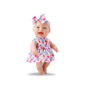 Boneca Bambolinha 23cm Com Roupinha Estampada - Bambola 741