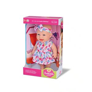 Boneca Bambolinha 23cm Com Roupinha Estampada - Bambola 741