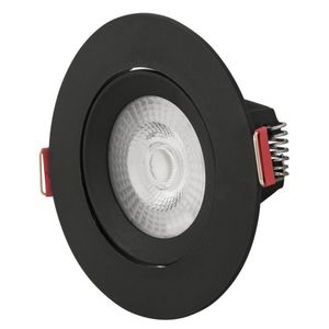 Spot Led Tramontina Redondo 5 W 6500 K Preto Com Luz Branca