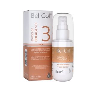 Bel Col Fluido de Colageno 3 Hidratante e Anti-Idade 30ml