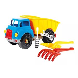 Caminhao Infantil Didatico Resistente Com Ferramentas Montar