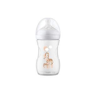 Mamadeira Pétala Girafa Philips Avent 260ml Bico Nº 3 - SCY903/66