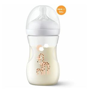 Mamadeira Pétala Girafa Philips Avent 260ml Bico Nº 3 - SCY903/66