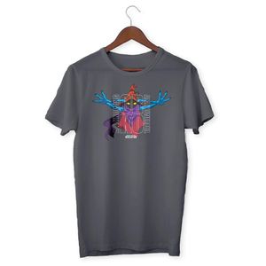 Camiseta Masters Of The Universe Cinza P - Fun Divirta-se