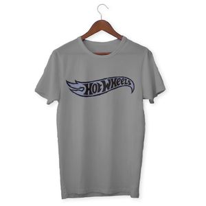 Camiseta Hot Wheels Cinza G - Fun Divirta-se