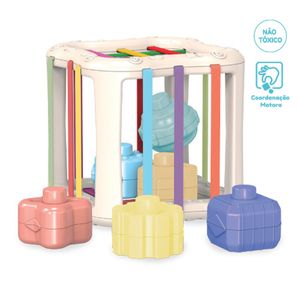 Brinquedo Infantil Cubo Formas Geométricas Polibrinq BB3014