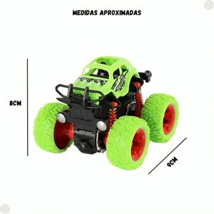 Carro De Fricção Azul e Verde Monster Truck - Braskit