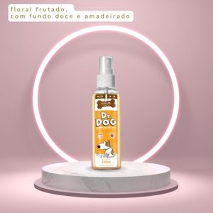3 x Perfume Loção Colônia Pet Shop Banho e Tosa Fragrância Cachorro e Gato Amadeirado 120ml Dr. Dog Carinho Bom Alta fix