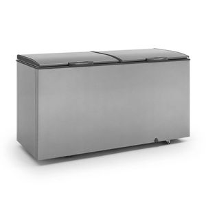 Freezer Horizontal Ghbs510ti Gelopar Conservador Inox 2 Tampas 532 Litros 220v