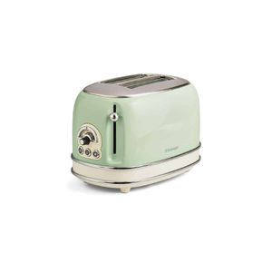 KIT ARIETE VINTAGE VERDE TORRADEIRA ELÉTRICA 2 FATIAS 6 NIVEIS DE TOSTAGEM 750W E ESPREMEDOR ARIETE DE FRUTAS 85W  220v