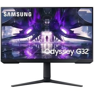 Monitor Gamer Samsung Odyssey G32, 27", FHD, Tela Plana, 165Hz, 1Ms, HDMI, FreeSync Premium, Game Mode