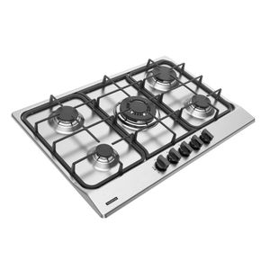 Cooktop a Gás Tramontina Penta FF 5GX Tri 75 Inox