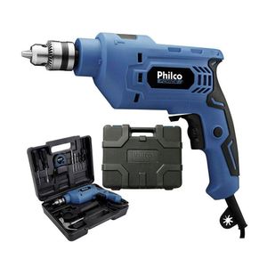 Furadeira Philco Maleta/Ferramentas 650w Azul/Preto 127v