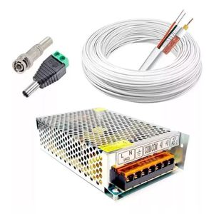 Kit Cftv 3 Cameras Segurança Full Color 1080p 2mp Dvr Intelbras 1tb