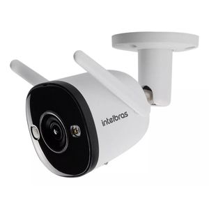 kit 2 Câmera Intelbras Im5 Colorida Dia Noite Fala E Escuta Com Sirene + Cartão de Memoria 64gb
