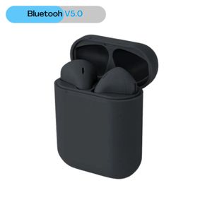 Fone de Ouvido Sem Fio i12 TWS Bluetooth Preto