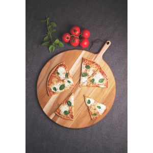 Tábua Redonda para Pizza Tramontina Provence em Madeira Teca 30 cm