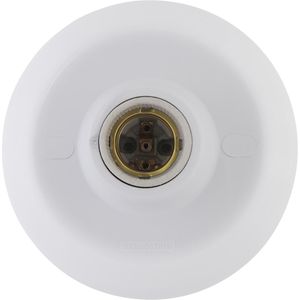 Plafon Tramontina E27 com Soquete de Porcelana 4 A 250 V Branco