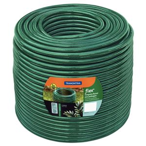 Mangueira Jardim Flex 3/4 S/Engate 100 Verde Tramontina