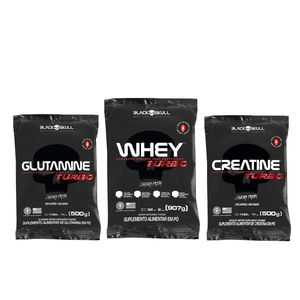 KIT TURBO WHEY + GLUTAMINA + CREATINA KIT TURBO WHEY (BAUNILHA) + GLUTAMINA + CREATINA