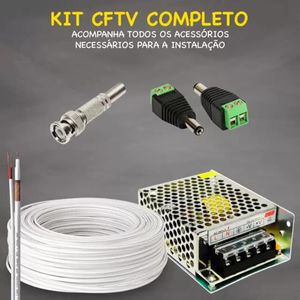 Kit 4 Câmeras Intelbras Vhl 1120b Hd Dvr De 8ch 1008-c 1tb
