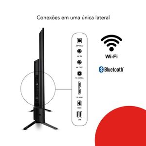 Smart Tv Aiwa Android, Full Hd, Comando De Voz, Dolby Audio, borda Infinita Aws-tv-43-bl-02-a Bivolt