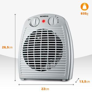 Aquecedor de Ar Mondial A-08 Cinza 127V