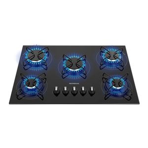 Cooktop A Gás 5 Bocas Mondial Ctg-02 Preto/Prata Bivolt