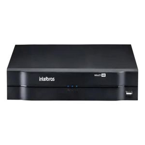 Kit Dvr Intelbras 4 Canais H.265 1tb 4 Câmeras Hd 20 Metros+1 Câmeras IP c/Audio