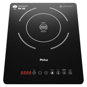 Cooktop De Indução Philco Pct12p 10 Níveis Bivolt