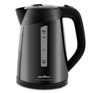 Chaleira Elétrica Britânia 1,7L Bch06p Preto 220v