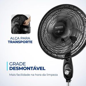 Ventilador Coluna Mondial Vent 40cm Vsp-40c-nb 127v/60hz