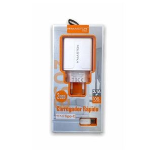 Carregador Turbo Para Celular Samsung M32 Branco