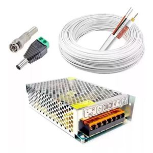 Kit 4 Cameras Segurança Intelbras Full Color vhd 1120b Dvr 4ch Full C/ hd 500gb