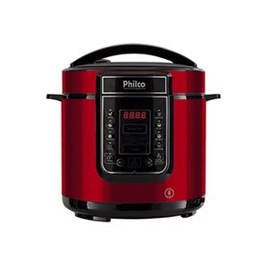 Panela de Pressão Digital 6L Inox Vermelha - Philco