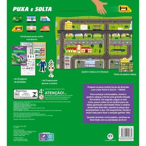 Livro Puxa e Solta Trens - Ciranda Cultural